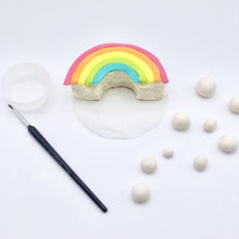 Load image into Gallery viewer, Half donut cake rainbow